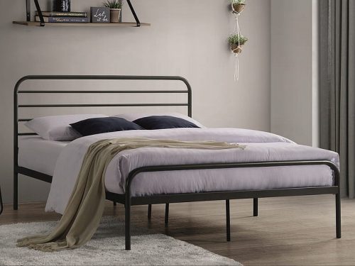  Letto matrimoniale Signal in metallo BEDS 140x200 nero