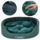  Cuccia per cani e gatti LOVEDOG, verde bottiglia, box, lettino S 50x40