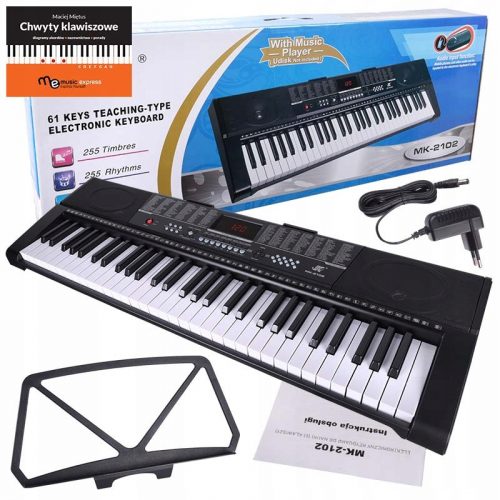  Tastiera Meike Keyboard MK-2102 alimentata a batteria Piano Learning