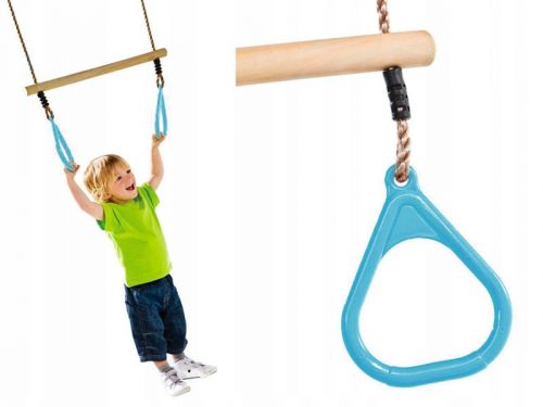 Altalena trapezio ginnica per bambini JF blu