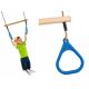 Parco giochi da giardino - Altalena trapezio ginnica per bambini JF blu