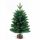  ALBERO DI NATALE ARTIFICIALE ABETE NATURALE 60 CM PE COME VIVO, GROSSO, BELLO sul tronco