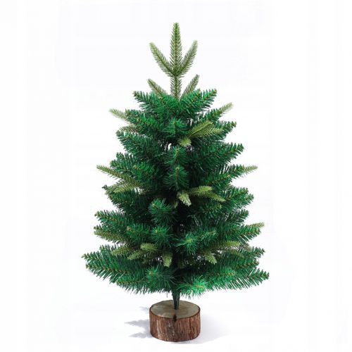  ALBERO DI NATALE ARTIFICIALE ABETE NATURALE 60 CM PE COME VIVO, GROSSO, BELLO sul tronco