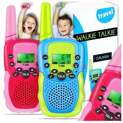  Walkie-talkie, Łoki toki per bambini, walkie-talkie, regalo colorato, 2 pz.