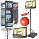 Set da basket grande da basket 195 cm + pallone MATADI