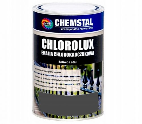 CHEMSTAL CLORO RUBBER 10L ANTRACITE 7016