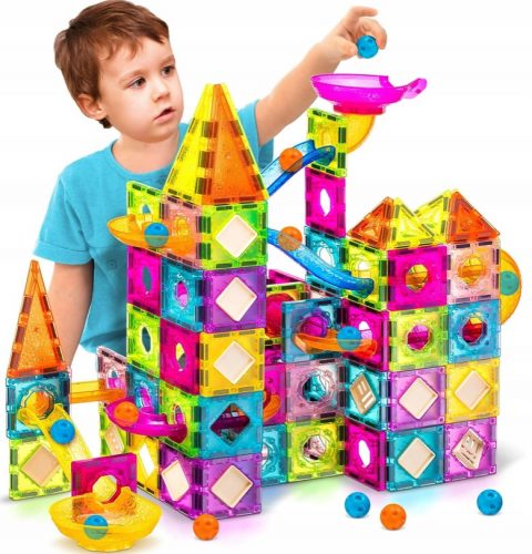  Blocchi magnetici XPART BLOCCHI MAGNETICI PER BAMBINI 3D EDUCATIVI 98 pz.