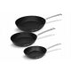 Set di padelle Zwieger Darque nero, 3 pezzi