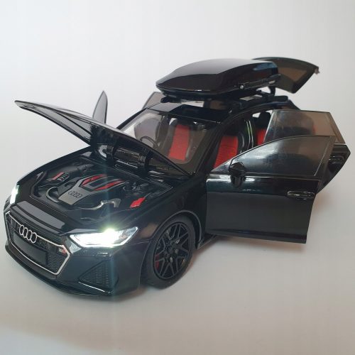  Audi RS6 C8 modello 1:24 apertura porte LED suono