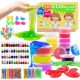  Set di slime XXL LAB per creare slime colorati, imparare e divertirsi 128 in 1