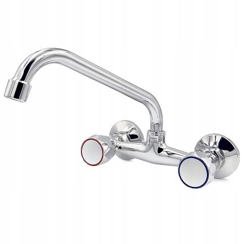 Rubinetto da cucina a parete Steinmedia Aqua Sanitary argento