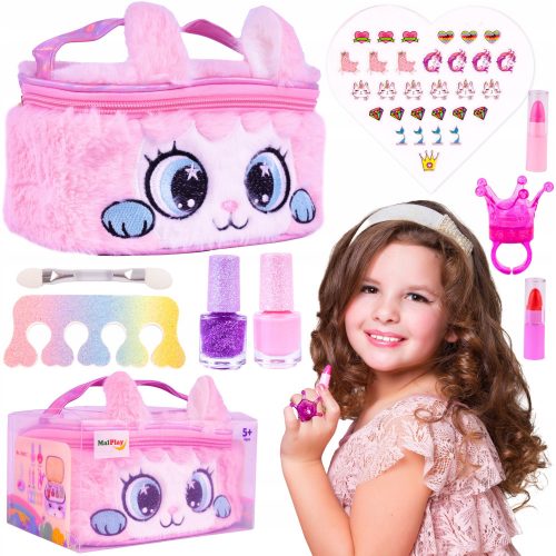 COFANETTO COSMETICI BORSA COSMETICI SET TRUCCO PER BAMBINI BUNNY