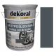 Vernice acrilica per cemento Dekoral 5 l grigio grafite opaco