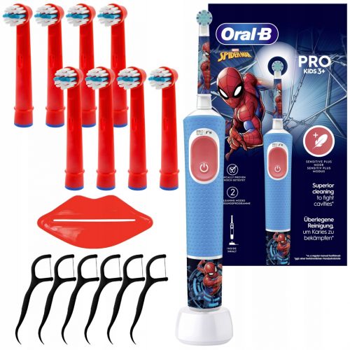  SPAZZOLINO DA DENTI ORAL-B VITALITY PRO 103 KIDS SPIDERMAN + ACCESSORI