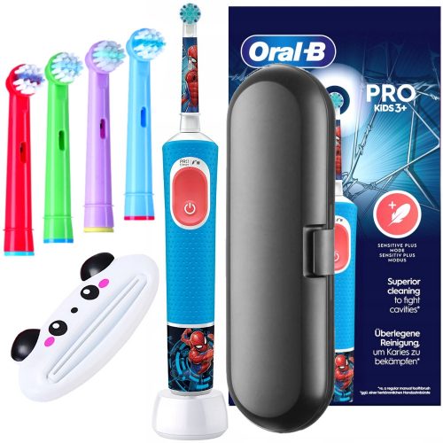  Set spazzolino elettrico per bambini Oral-B Vitality ProD103 Spiderman