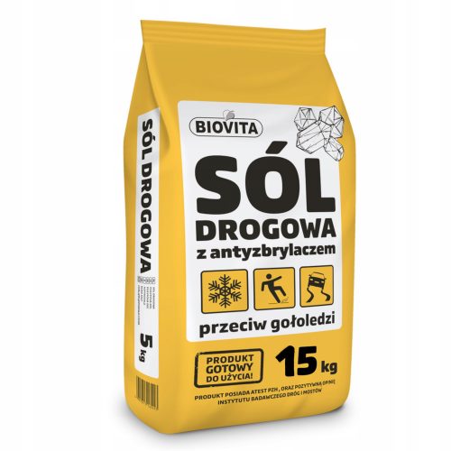 Sale da spargere sulle strade - Sale stradale Biovita 15 kg