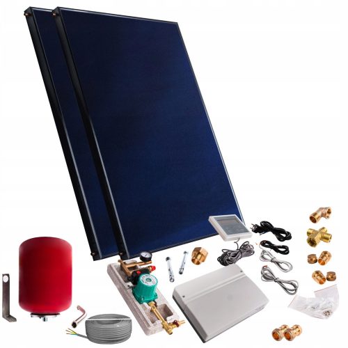 KIT SOLARE 2X 2.5 COLLETTORE SOLARE SENZA ACCUMULATORE THUNDER