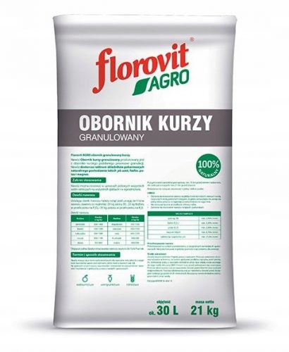 Fertilizzante da giardino - Concime organico naturale Grupa Inco granulato 21 kg 30 l