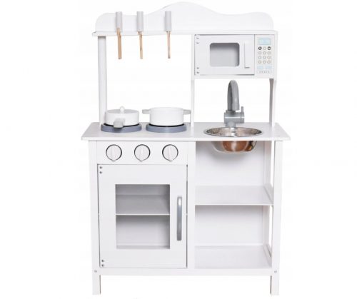  CUCINA IN LEGNO PER BAMBINO CON ACCESSORI CUCINA BIANCA PER BAMBINO