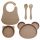  5× Set Gigi Kids, silicone beige