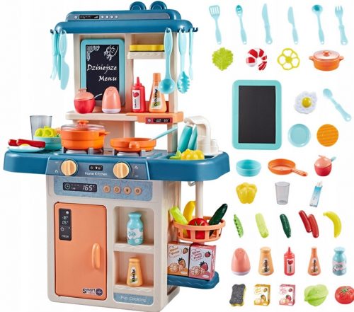  CUCINA PER BAMBINI LUCE SUONO NASTRO ACQUA BRUCIATORI VAPORE SCHEDA ACCESSORI