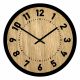 Orologio da parete Story in legno, beige, nero, crema, sfumature di marrone, 32 cm