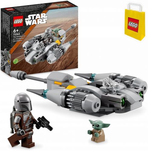  LEGO Star Wars 75363 Il caccia in microscala N-1 del Mandalorian + sacchetto di carta LEGO