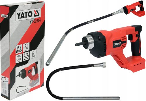 VIBRATORE PER CEMENTO YATO PAPA VIBRANTE + CORPO AZIONAMENTO A BATTERIA 18V