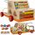  Sorter Car Blocchi di Legno Auto 7in1 Montessori Educativo per Bambini