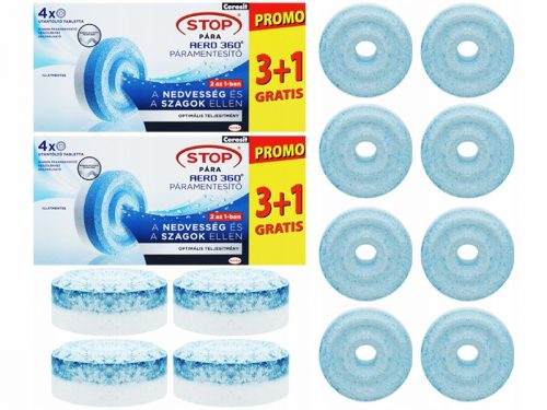 8x COMPRESSE STOP UMIDITÀ INSERTI PER ASSORBITORE D'ACQUA CERESIT AERO 360