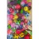  Palline in gomma, palline in gomma, 12 pz. 3 cm, set MIX, grande