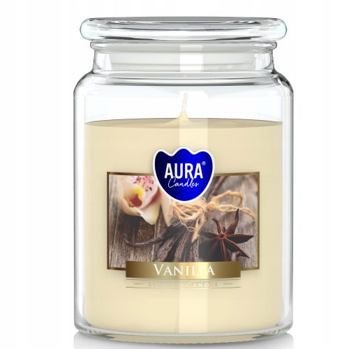 Candela di paraffina profumata Vanilla Aura 1 pz.