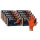 MTS sicurezza e protezione Nitrile GRIP Guanti arancioni arancione forte gogrip taglia 8 - M 250 paia