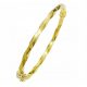  Bracciale In Oro Da Donna, Rigido, Riccio, pr 585. Incisione gratuita