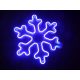  DECORAZIONE PER FINESTRA FIOCCO DI NEVE STELLA AL NEON STELLA LED