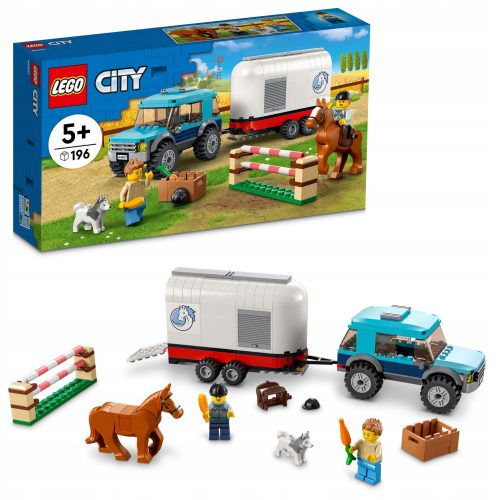  LEGO City 60327 Rimorchio per cavalli