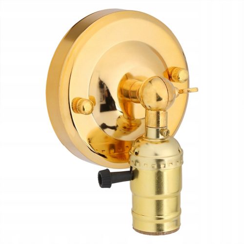  Lampada da parete da giardino tonalità giallo e oro E27 250 W