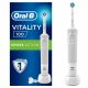  Oral-B Vitality 100 Spazzolino elettrico con tecnologia Braun, bianco, 1 pz