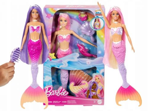  BAMBOLA BARBIE SIRENA MALIBU CON CAPELLI LUNGHI che cambia colore