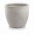 Vaso da giardino - Vaso da fiori Polnix 44 cm x 45 x 44 cm diametro 45 cm ceramica tonalità grigio e argento