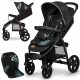  PASSEGGINO FINO A 22 KG RUOTE GRANDI SET ACCESSORI LIONELO ANNET + Inserto passeggino Lionelo Seatliner morbido bifacciale idrofobico