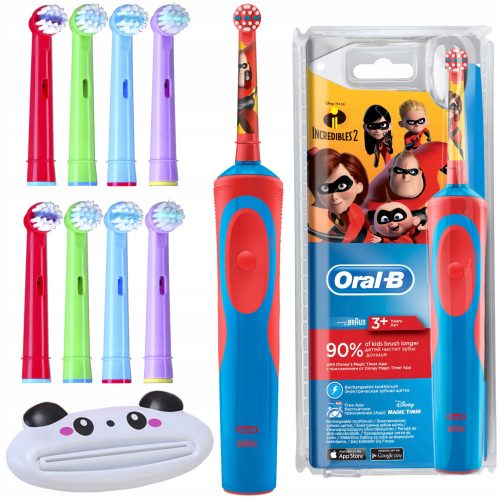  Set spazzolino elettrico per bambini Oral-B Vitality D12 Incredibles