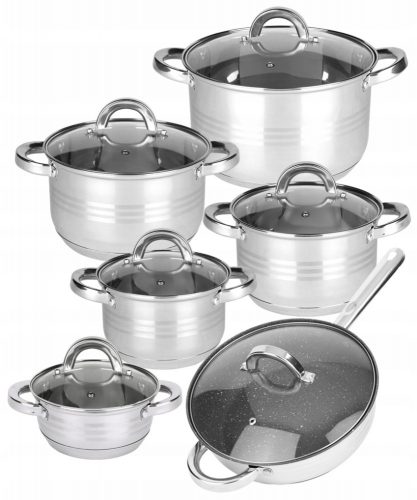 Set di pentole Ronner Austria SET DI PENTOLE acciaio inox 12 pz.