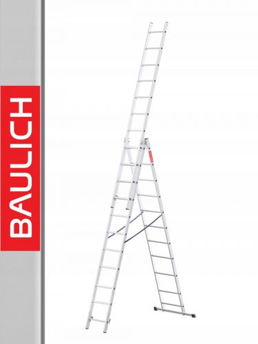 Scala Baulich 6,55 m alluminio 3 x 11 fino a 150 kg