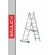 Scala Baulich 3,96 m alluminio 2 x 7 fino a 150 kg