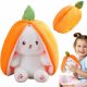  GRANDE MASCOTTE CONIGLIO CAROTA IN PELUCHE CAROTA CON ORECCHIE 2in1 35CM