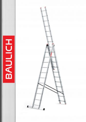 Scala Baulich 8,1 m alluminio 3 x 12 fino a 150 kg