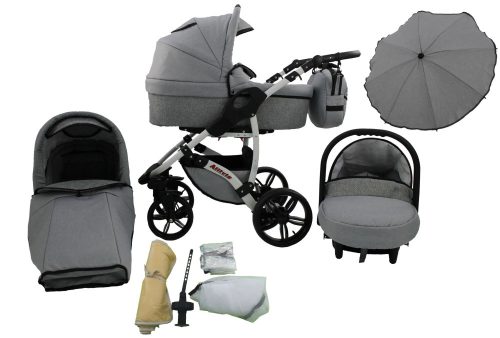  PASSEGGINO MULTIFUNZIONE KAREX 3IN1 OMBRELLO IN LINO ALLIVIO