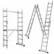 Scala Baulich 2,98 m alluminio 3 x 8 fino a 150 kg