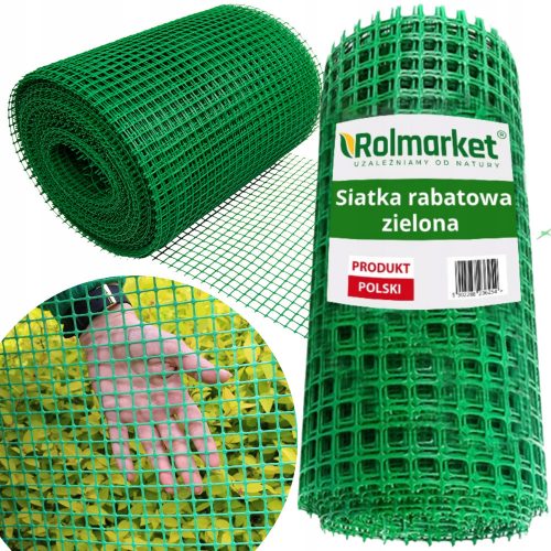 Maglia, rete del cancello - RETE IN PLASTICA 0,6 M X 50 M PER LETTO DA GIARDINO IN PVC